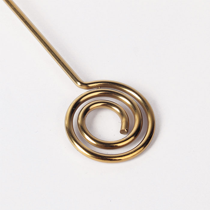 ESNABOX-镀金不锈钢蜂蜜搅拌棒